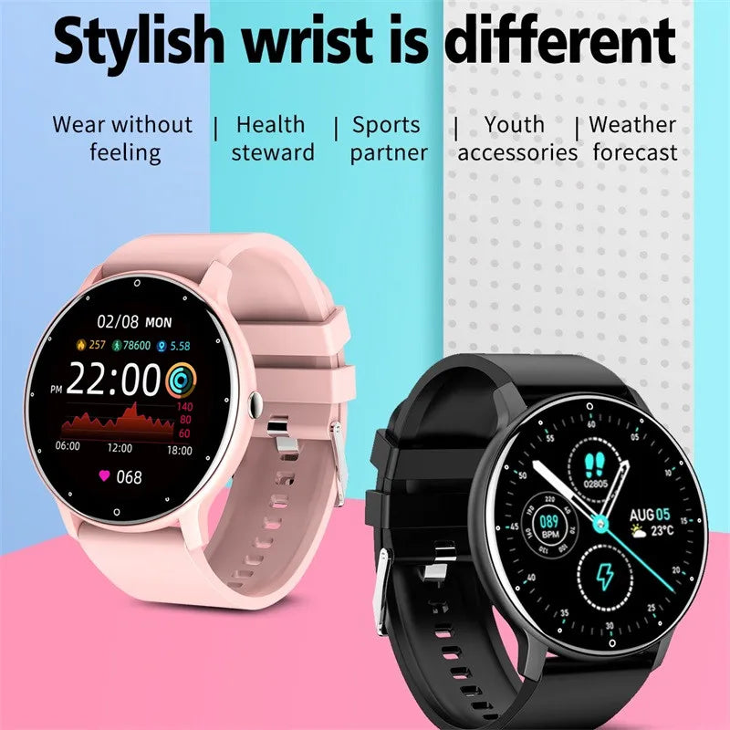 Novo relógio inteligente Bluetooth  - New Bluetooth Call Smart Watch Men Fitness Tracker Heart Rate Sleep Monitoring Sport Waterproof Smartwatch Women For Android IOS