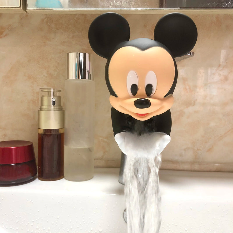 Acessório para torneira do banheiro - Disney Animation Cartoon Faucet Model Toy Cute stitch Mickey Mouse hand-washer model toy Home bathroom decorative model toys