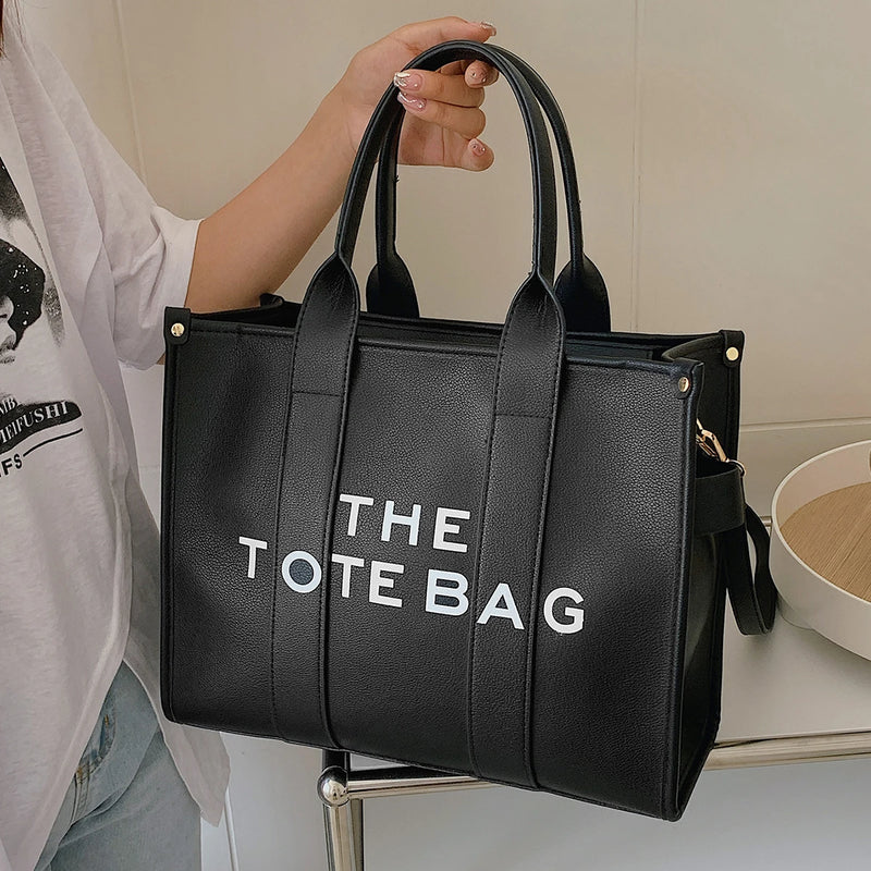 Bolsa de grife de luxo - Luxury Designer Bag Tote Women Handbags Letter Shoulder Bags Brands Soft PU Shopper Purses Crossbody Bags for Women Clutch