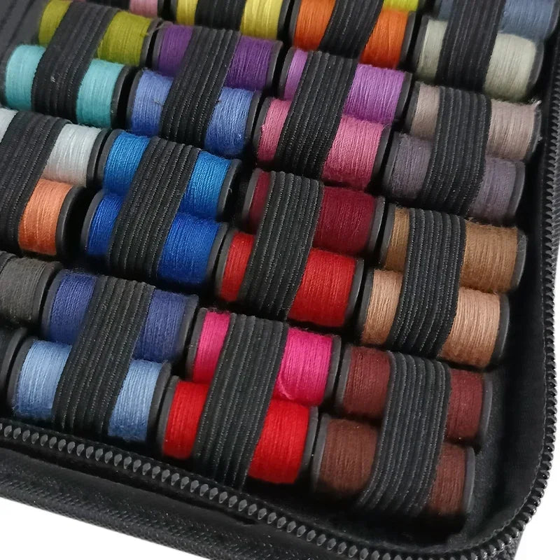 Conjunto de costura Caixa portátil - Sewing Kits DIY Multi-function Portable Sewing Box Set for Hand Quilting Needle Thread Stitching Embroidery Sewing Accessories