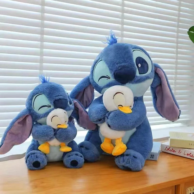 Disney Plush Doll Stitch Lilo Doll Cute Duck Stitch Plush Stuffed Toy Christmas Children's Birthday Gift Kawaii Decoration Toys