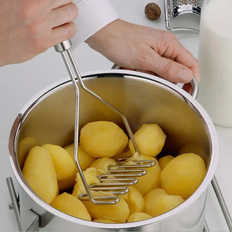 Espremedor de batatas, ferramenta de cozinha, 1 peça de aço inoxidável utensílios de cozinha, ótimo para purê de batata, etc. Acessórios de cozinha