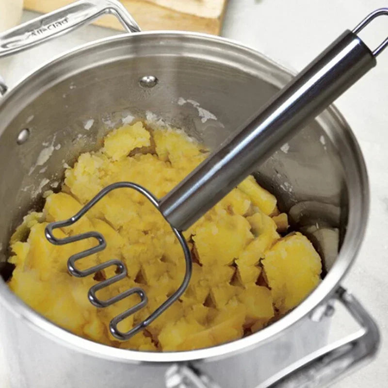 Espremedor de batatas, ferramenta de cozinha, 1 peça de aço inoxidável utensílios de cozinha, ótimo para purê de batata, etc. Acessórios de cozinha