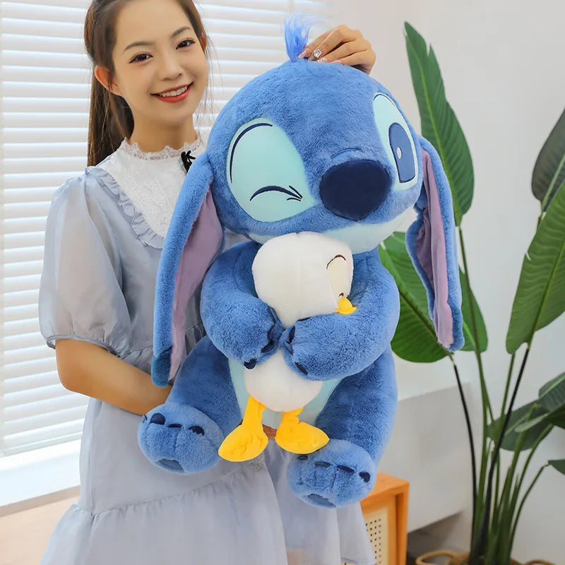 Disney Plush Doll Stitch Lilo Doll Cute Duck Stitch Plush Stuffed Toy Christmas Children's Birthday Gift Kawaii Decoration Toys