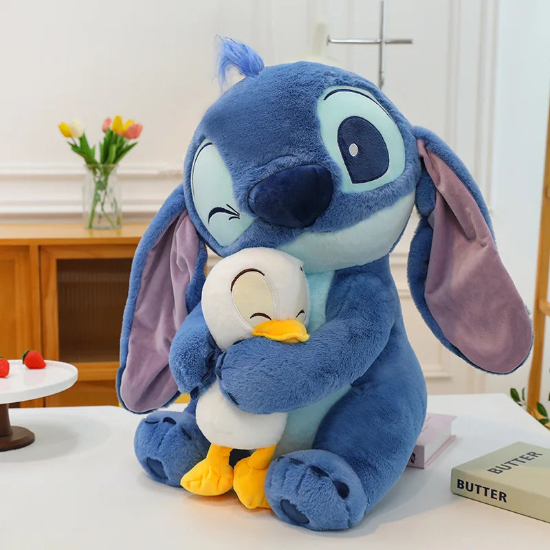 Disney Plush Doll Stitch Lilo Doll Cute Duck Stitch Plush Stuffed Toy Christmas Children's Birthday Gift Kawaii Decoration Toys